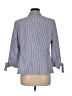 Anne Klein 100% Polyester Stripes Blue Blazer Size M - photo 2