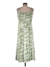 Vince. 100% Polyester Tie-dye Green Casual Dress Size M - photo 2