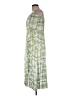 Vince. 100% Polyester Tie-dye Green Casual Dress Size M - photo 5
