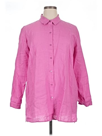Eileen Fisher 3/4 Sleeve Button-Down Shirt (view 1)