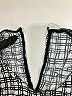 Zara 100% Viscose Checkered-gingham Plaid Stripes Black Sleeveless Blouse Size XS - photo 3