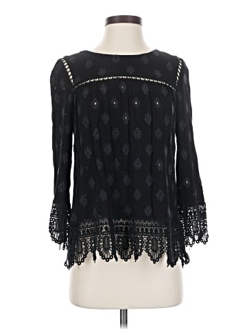 Pale Sky 3/4 Sleeve Blouse (view 1)