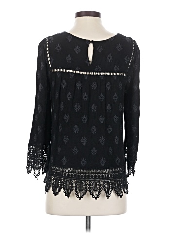 Pale Sky 3/4 Sleeve Blouse (view 2)