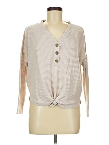 American Eagle Outfitters Long Sleeve Blouse (view 1)