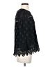 Pale Sky 100% Rayon Black 3/4 Sleeve Blouse Size S - photo 4