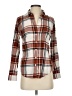Weatherproof Plaid Brown Long Sleeve Button-Down Shirt Size XS - photo 1