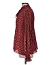 Max Studio 100% Polyester Burgundy Long Sleeve Blouse Size M - photo 5