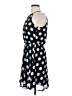 Mi ami 100% Polyester Polka Dots Black Casual Dress Size S - photo 5