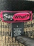 Say What? 100% Acrylic Black Kimono Size L - photo 7