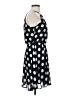 Mi ami 100% Polyester Polka Dots Black Casual Dress Size S - photo 4
