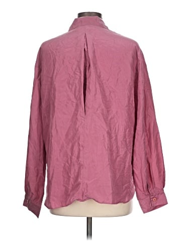 Patchington Long Sleeve Silk Top (view 2)