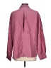Patchington 100% Silk Pink Long Sleeve Silk Top Size L - photo 2