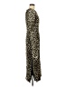 Rag & Bone Animal Print Brown Silver Casual Dress Size 4 - photo 4