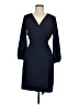 J.Crew 100% Polyester Solid Blue Cocktail Dress Size 6 - photo 1
