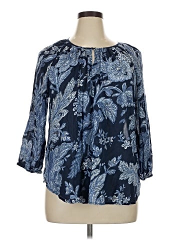 Chaps 3/4 Sleeve T-Shirt (view 1)