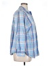 Talbots 100% Cotton Plaid Blue Long Sleeve Button-Down Shirt Size 1X - photo 4