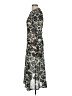 Topshop Paisley Silver Cocktail Dress Size M - photo 5