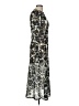 Topshop Paisley Silver Cocktail Dress Size M - photo 4