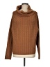 Doncaster Collection Brown Turtleneck Sweater Size M - photo 1