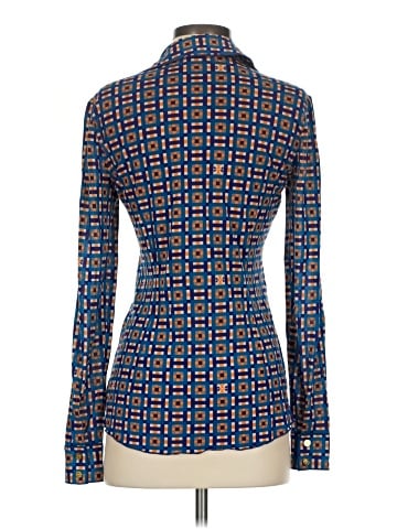 Tory Burch Long Sleeve Silk Top (view 2)