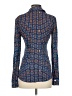 Tory Burch Print Blue Long Sleeve Silk Top Size XS - photo 2