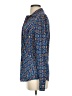 Tory Burch Print Blue Long Sleeve Silk Top Size XS - photo 5