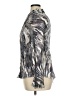 Komarov Animal Print Silver Long Sleeve Blouse Size XL (4) - photo 5