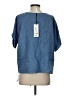 Cherish Blue Short Sleeve Blouse Size S - photo 2