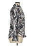Komarov Animal Print Silver Long Sleeve Blouse Size XL (4) - photo 4