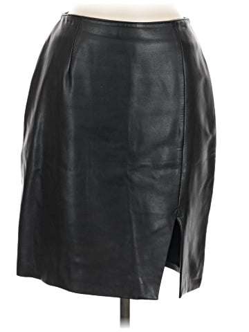 Hugo Buscati Collection Leather Skirt (view 1)