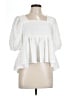 Moon River 100% Polyester White 3/4 Sleeve Blouse Size L - photo 1
