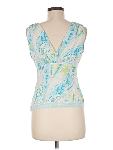 Elie Tahari Sleeveless Silk Top (view 2)