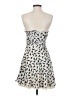 Ark & Co. 100% Polyester Hearts Ivory Cocktail Dress Size S - photo 2