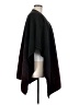 Ike Behar 100% Polyester Black Poncho One size - photo 4
