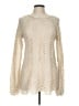 Mystree 100% Acrylic Solid Ivory Pullover Sweater Size L - photo 1