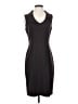 David Meister Solid Black Cocktail Dress Size 4 - photo 1