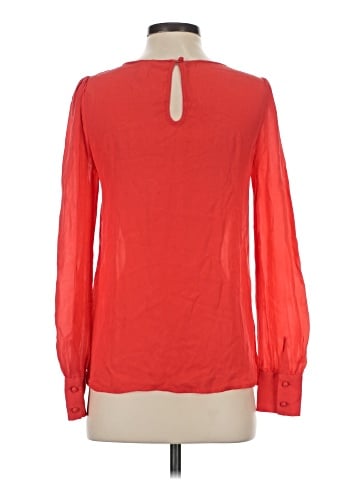 J.Crew Long Sleeve Silk Top (view 2)