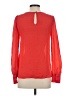 J.Crew 100% Silk Red Long Sleeve Silk Top Size 00 - photo 2