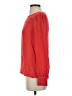 J.Crew 100% Silk Red Long Sleeve Silk Top Size 00 - photo 5