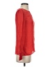 J.Crew 100% Silk Red Long Sleeve Silk Top Size 00 - photo 4
