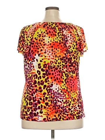 Anne Klein Short Sleeve Blouse (view 2)