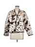 Maeve 100% Polyester Print Brown Jacket One size - photo 1