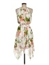 En Focus Studio 100% Polyester Floral Ivory Cocktail Dress Size 8 - photo 2