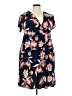 Gilli Print Blue Casual Dress Size 2X - photo 1