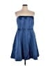 Michaelangelo 100% Polyester Blue Cocktail Dress Size 18 - photo 1