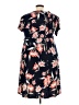 Gilli Print Blue Casual Dress Size 2X - photo 2