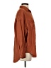 La Miel Solid Brown Long Sleeve Button-Down Shirt Size S - photo 4