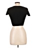 Double Zero Black Short Sleeve Turtleneck Size L - photo 2