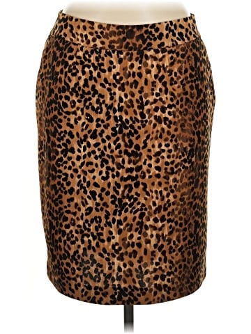 Adrienne Vittadini Faux Leather Skirt (view 1)