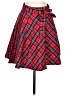 Unbranded 100% Polyester Plaid Red Casual Skirt Size S - photo 1
